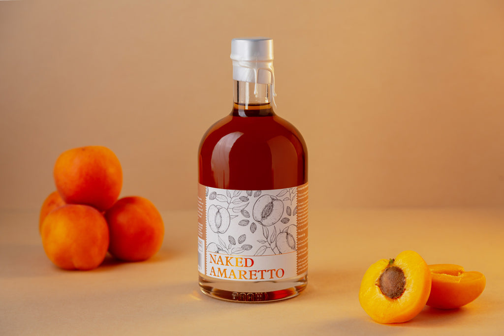 Naked Amaretto is a stripped down version of the classic Italian Amaretto, but with an Australian twist. To make it, we smash apart Australian grown bitter almonds and add a pinch of wild Strawberry Gum leaves.