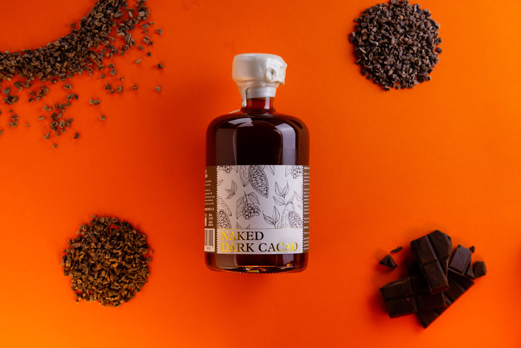 Naked Dark Cacao is a bittersweet concoction of organic fermented cacao, a selection of earthy roots and a good measure of tangy yet floral lilly pillies.